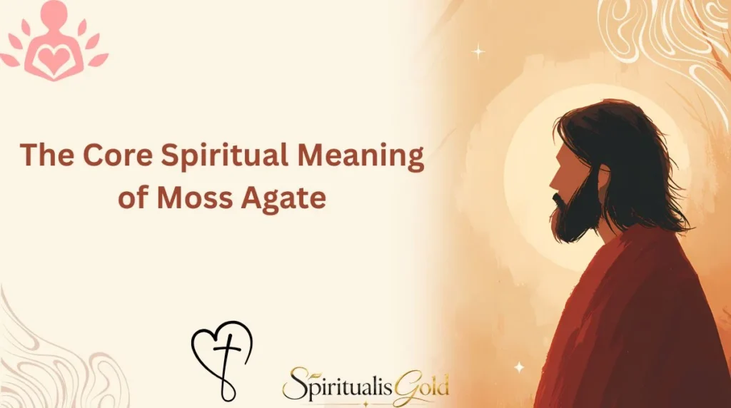 The Core Spiritual Meaning of Moss Agate