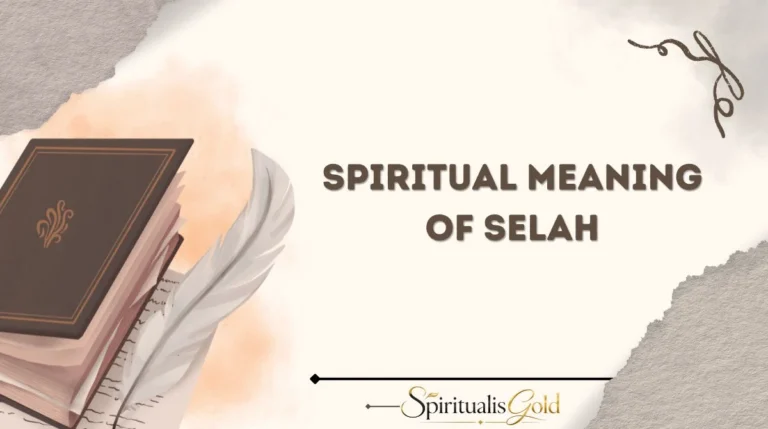 Spiritual Meaning of Selah